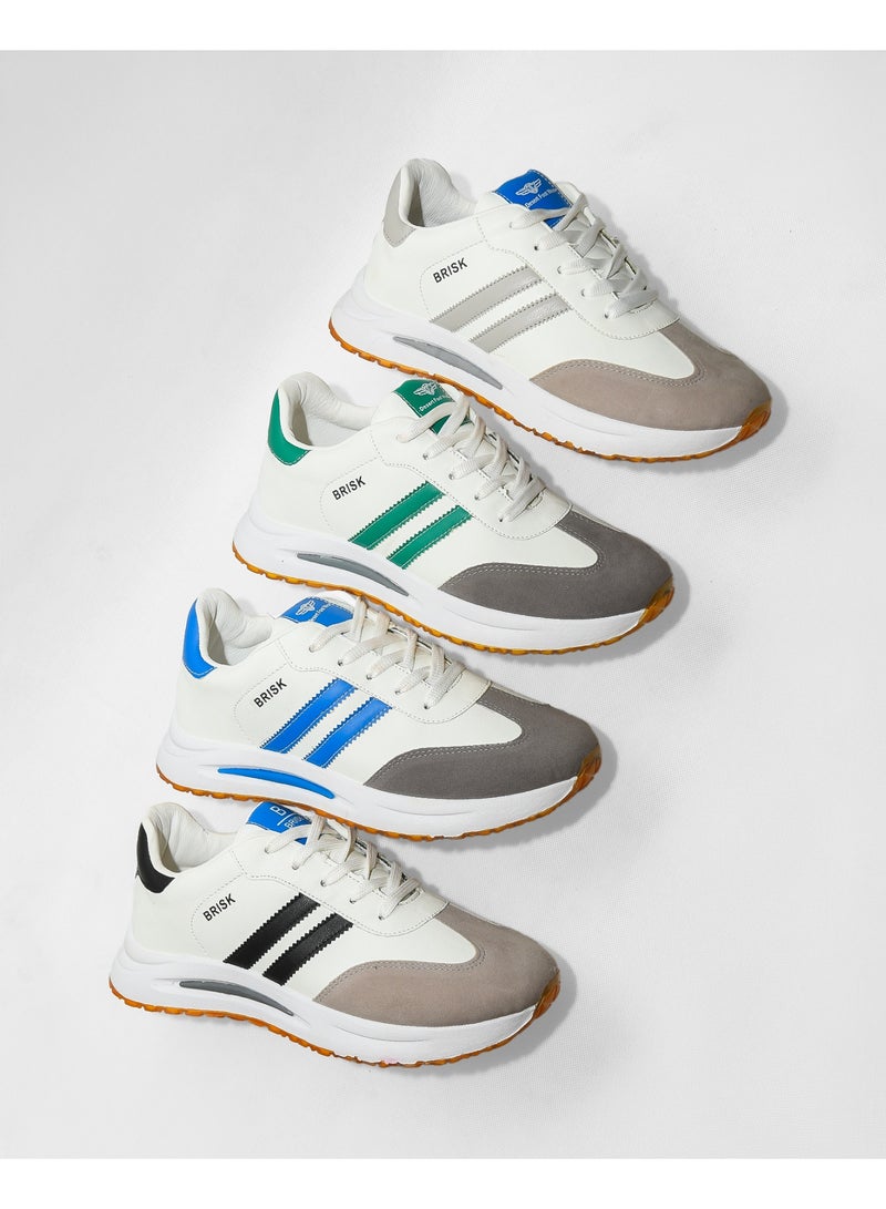 سنيكرز فاشون جلد رجالي – تصميم بسيط - Image 5